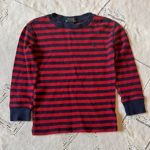 Polo Ralph Lauren Red/Navy Striped Sweater